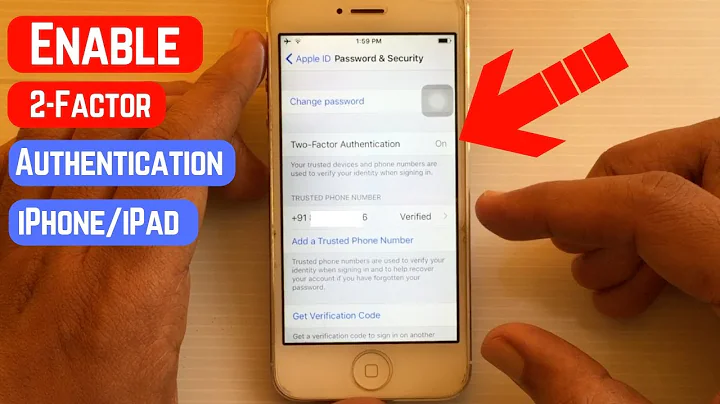 How to enable two-factor authentication on iPhone